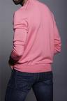 Merino Wool Classic Crew Neck Sweater Salmon