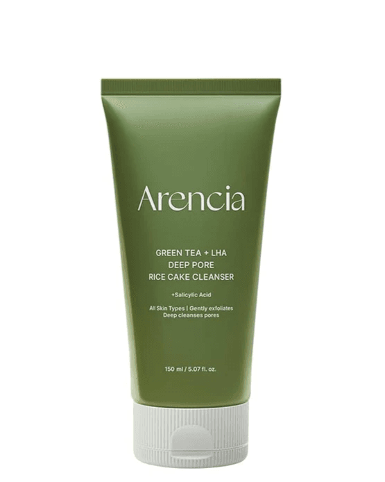 Green Tea + LHA Deep Pore Rice Cake Cleanser 150g