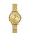 Guess Jewel Crystal Gold Dial Ladies Watch with Stainless Steel Bracelet