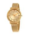 Guess Jewel Crystal Gold Dial Ladies Watch with Stainless Steel Bracelet