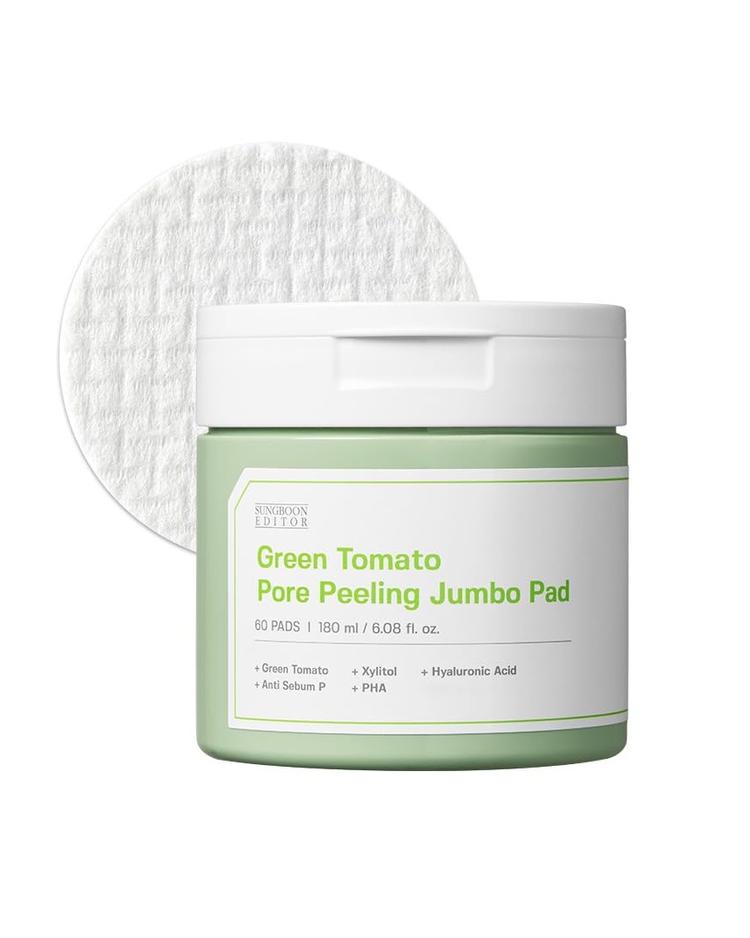 Green Tomato Pore Peeling Jumbo Pad 180ml
