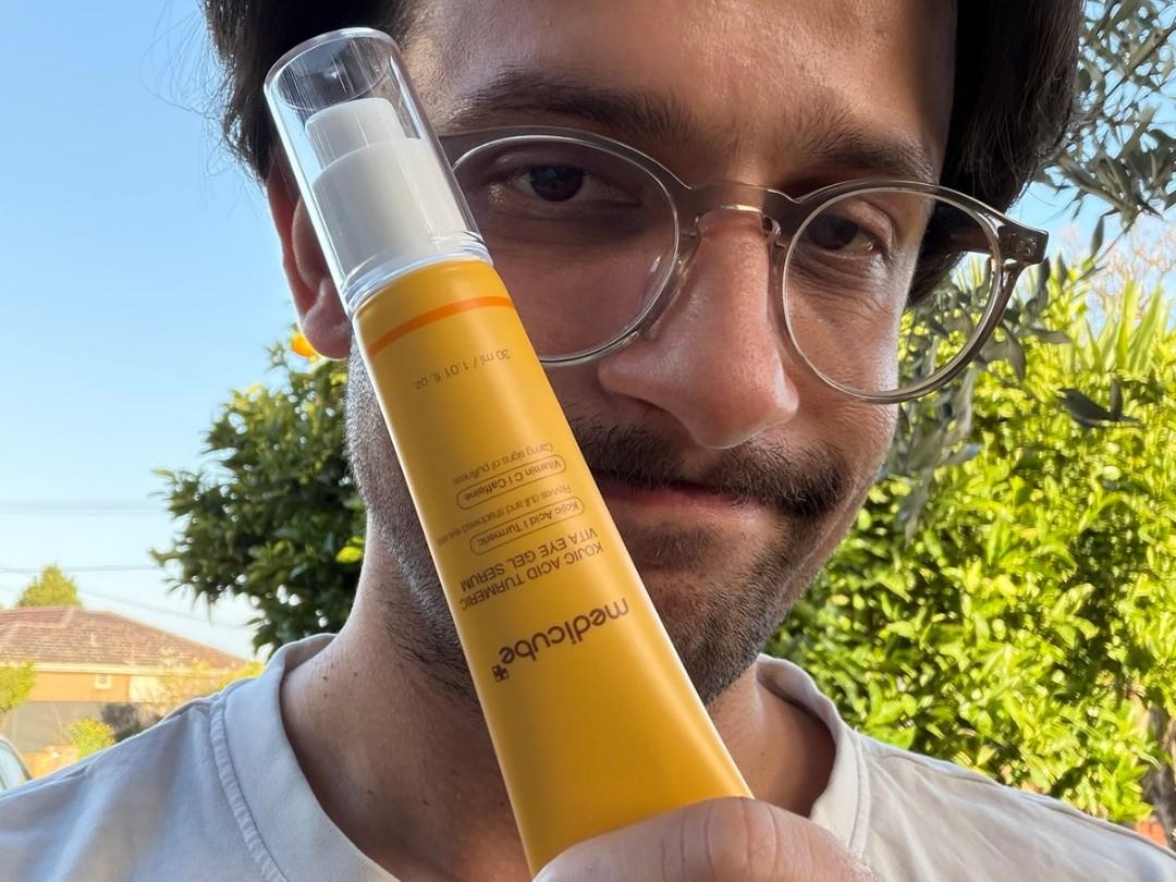 Medicube Kojic Acid Turmeric Vita Eye Gel Serum Review - Golden Undereyes in Two Weeks!