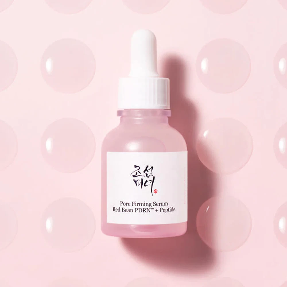 Beauty of Joseon Pore Firming Serum in bright pink background