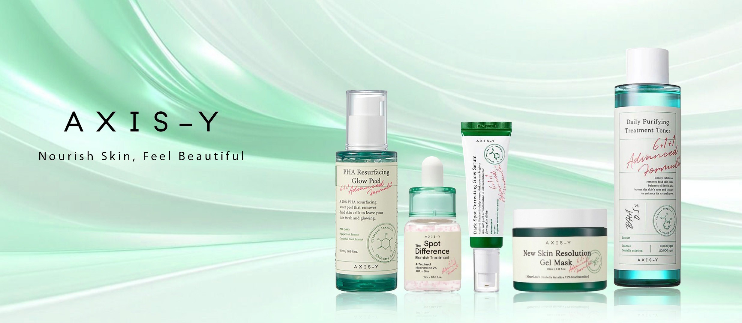 Axis-Y Skincare Range