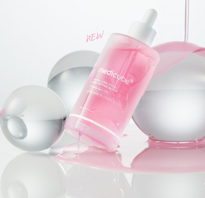 Medicube Ultra Light PDRN Pink Peptide Serum (new) with glass spheres