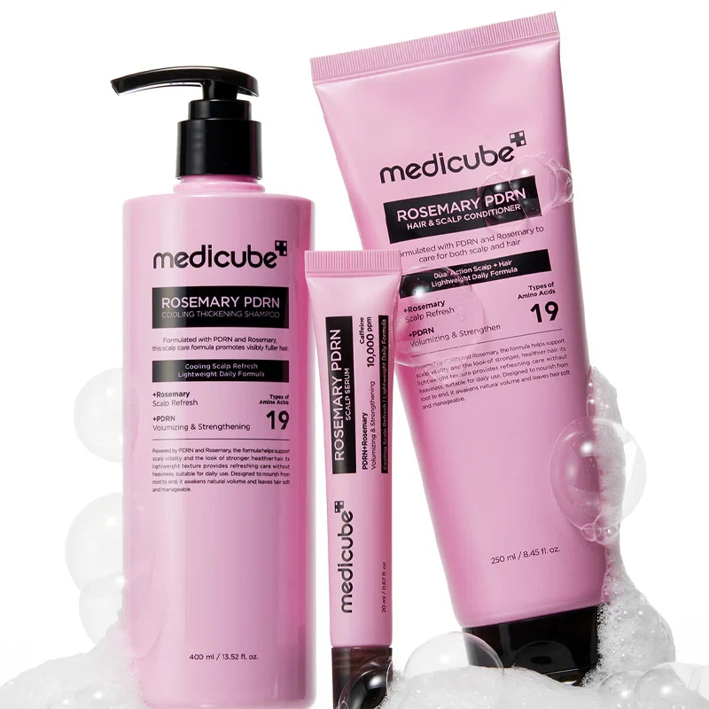 Medicube Rosemary PDRN Shampoo, Conditioner and Scalp Serum set