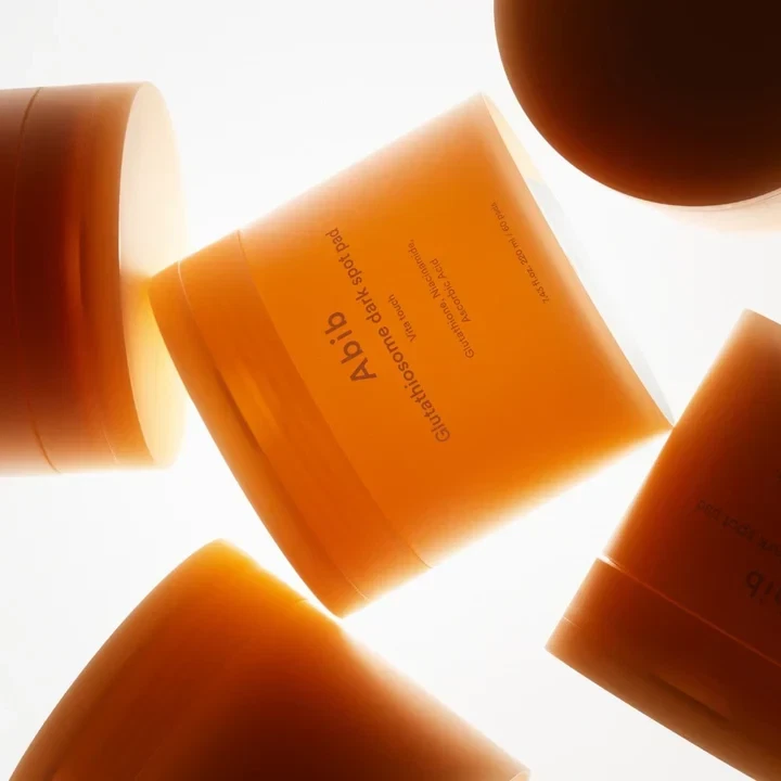 Abib Glutathione Dark Spot Pad Vita Touch containers backlit