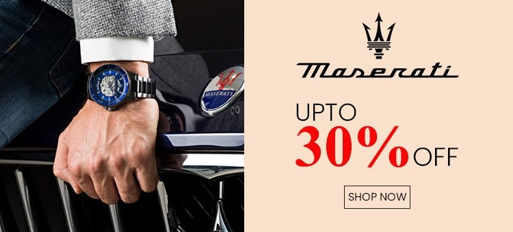 Maserati Watch Sale Poster With 30% Discount 