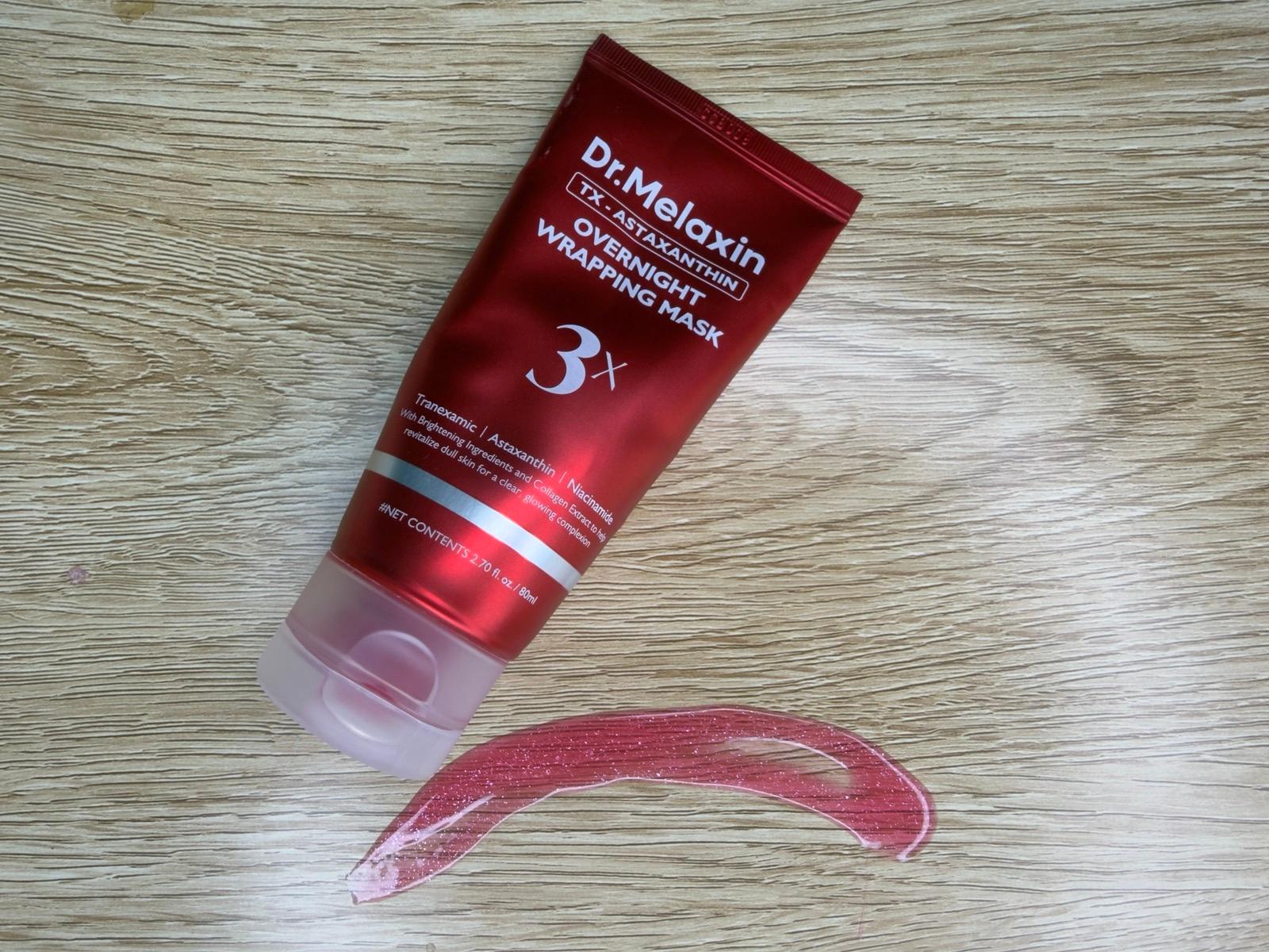 Dr Melaxin TXA-Astaxanthin Overnight Wrapping Mask Review – Glassy Skincare ✨