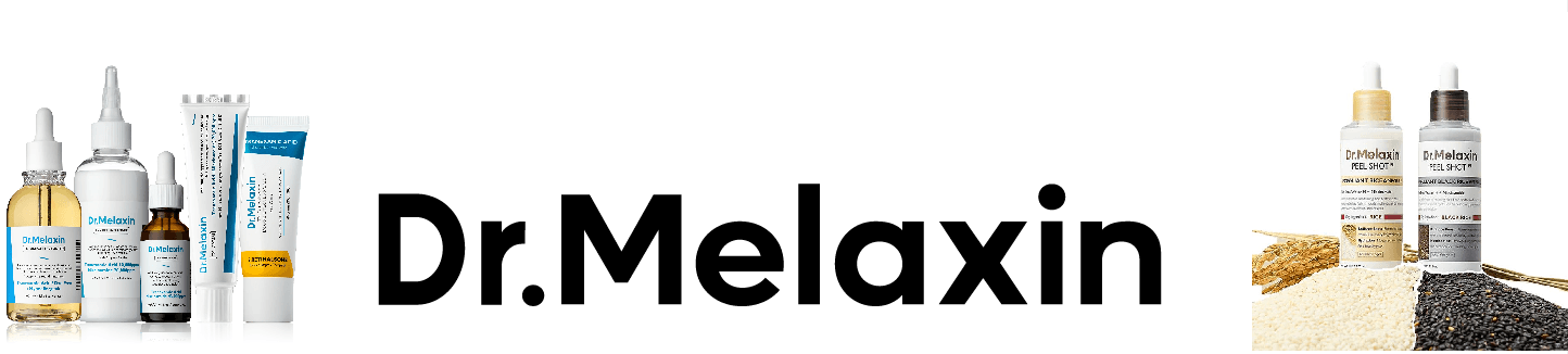 Dr Melaxin Logo and Product Range
