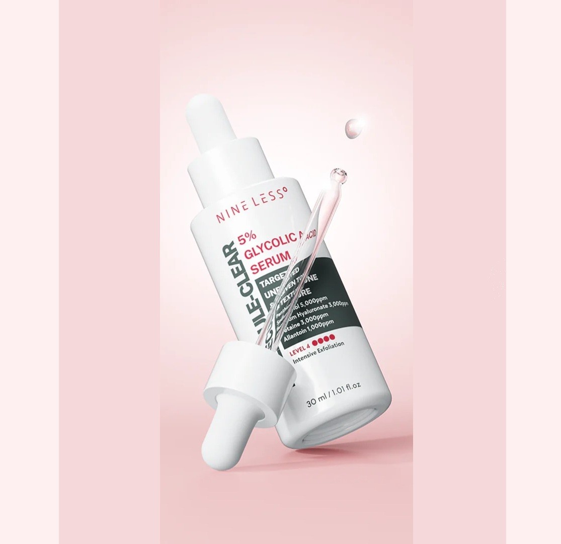 Nine Less Molecule Clear 5% Glycolic Acid Serum
