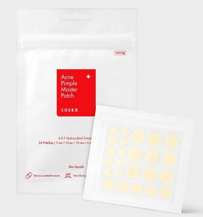 Cosrx Acne Pimple Master Patch showing sizes