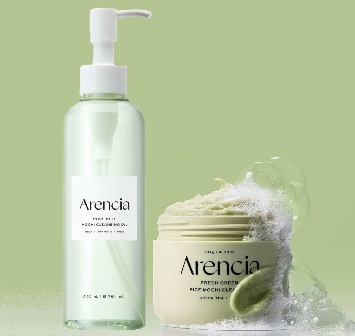 Arencia Pore Melt Mochi Cleansing Set