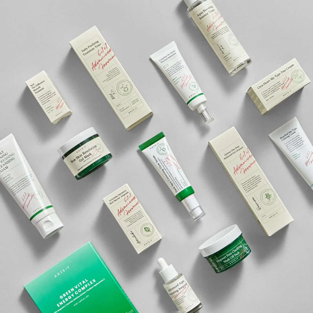 Axis Y K-Beauty Skincare Range