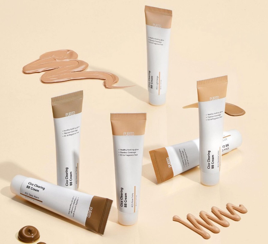Original Purito Cica Clearing BB Cream Range shades