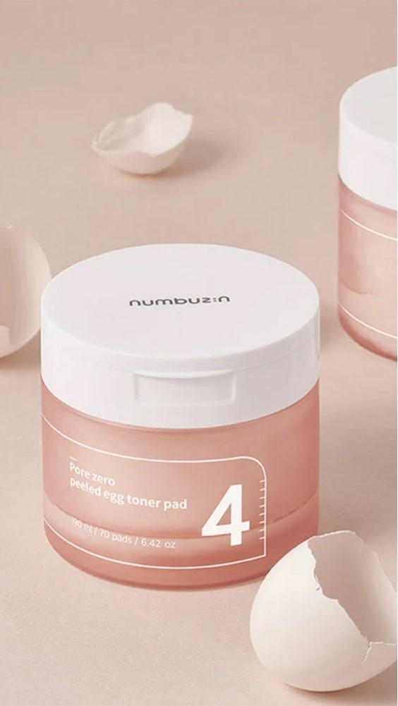 No.4 Pore Zero Peeled Egg Toner Pad (70ea)