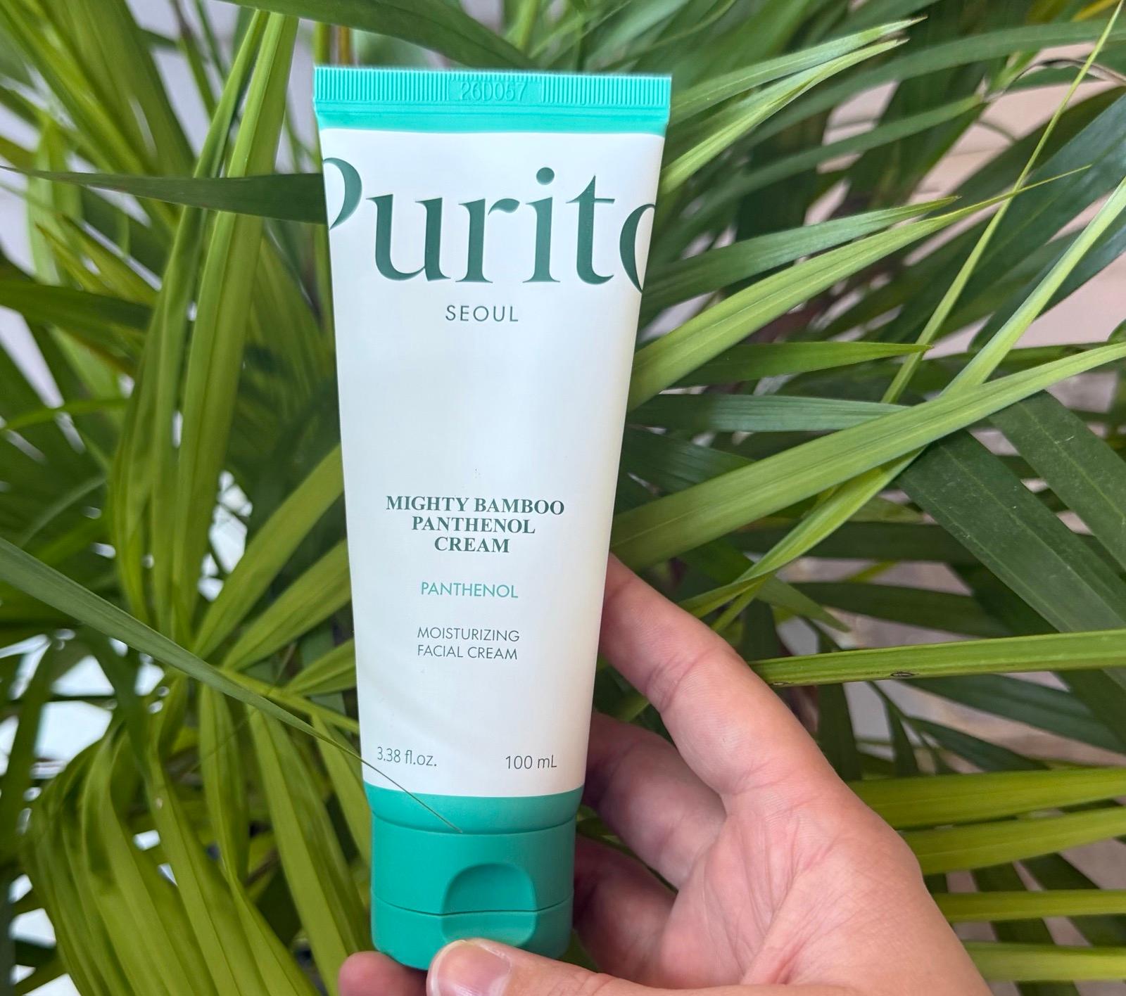 Purito Seoul Mighty Bamboo Panthenol Cream Review | Perfect Acne Moisturizer