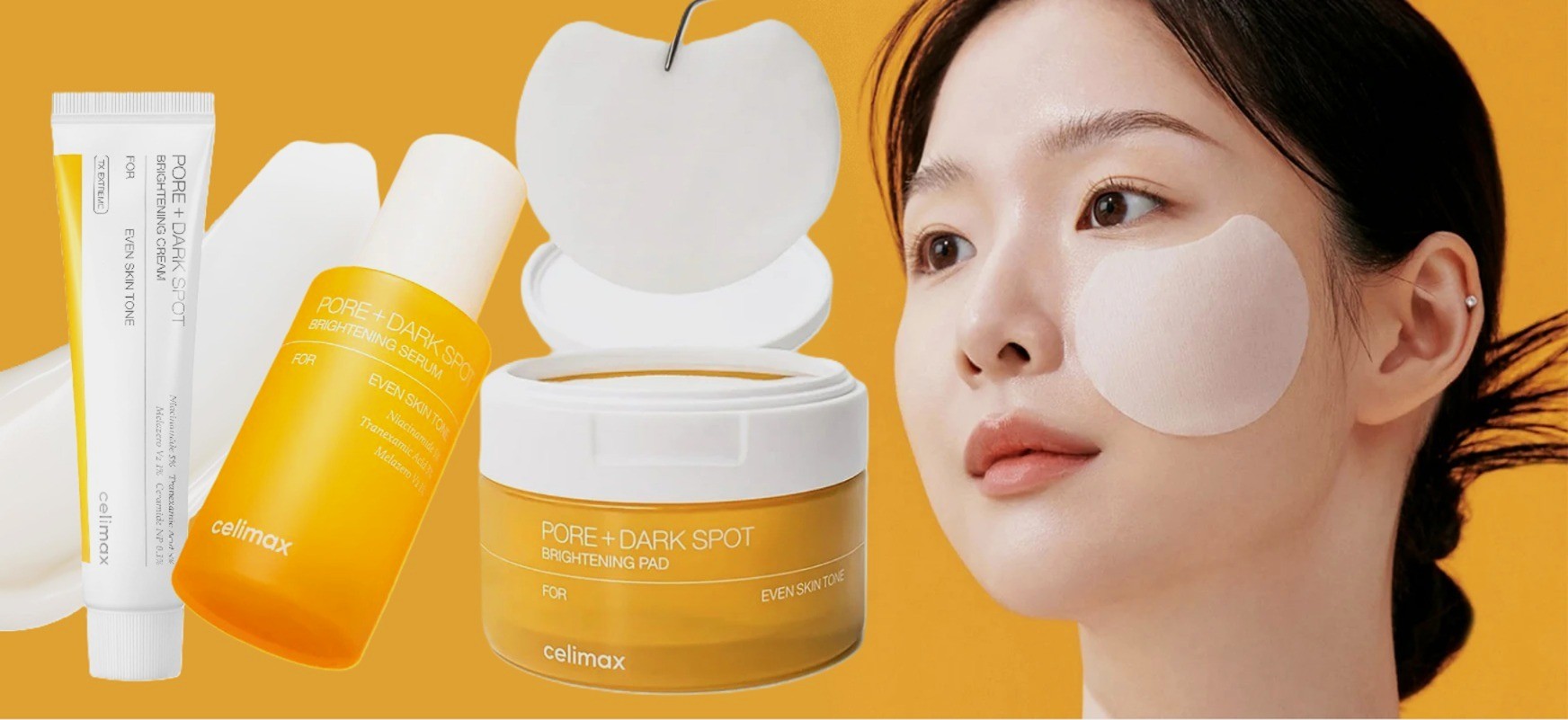 Celimax Pore + Dark Spot Brightening Skincare Range