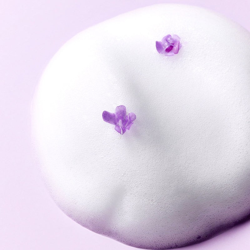 Some By Mi Retinol Bakuchiol Bubble Toner with small purple flowers