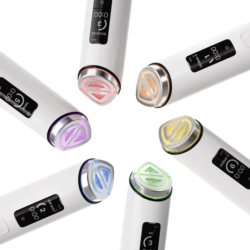 Multiple White Medicube Booster Pro X2 in a circle