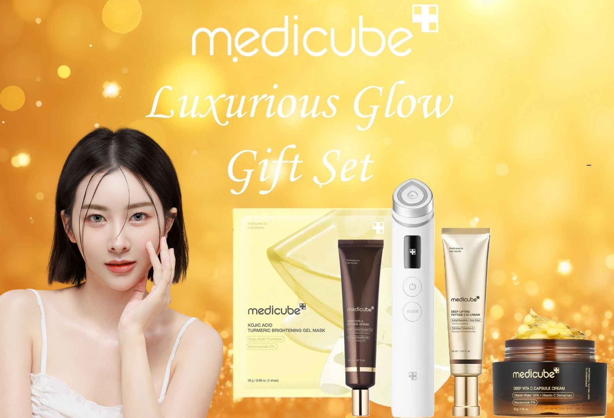 Medicube Luxurious Glow Gift Set | Arktastic