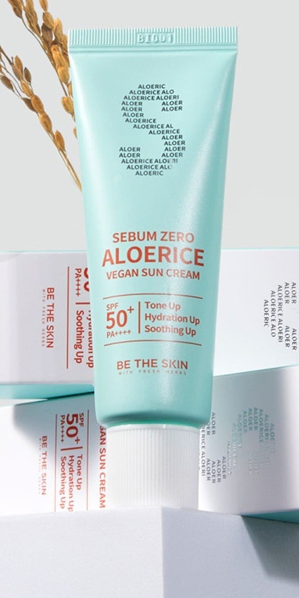 Be The Skin Sebum Zero Aloerice Vegan Sun Cream