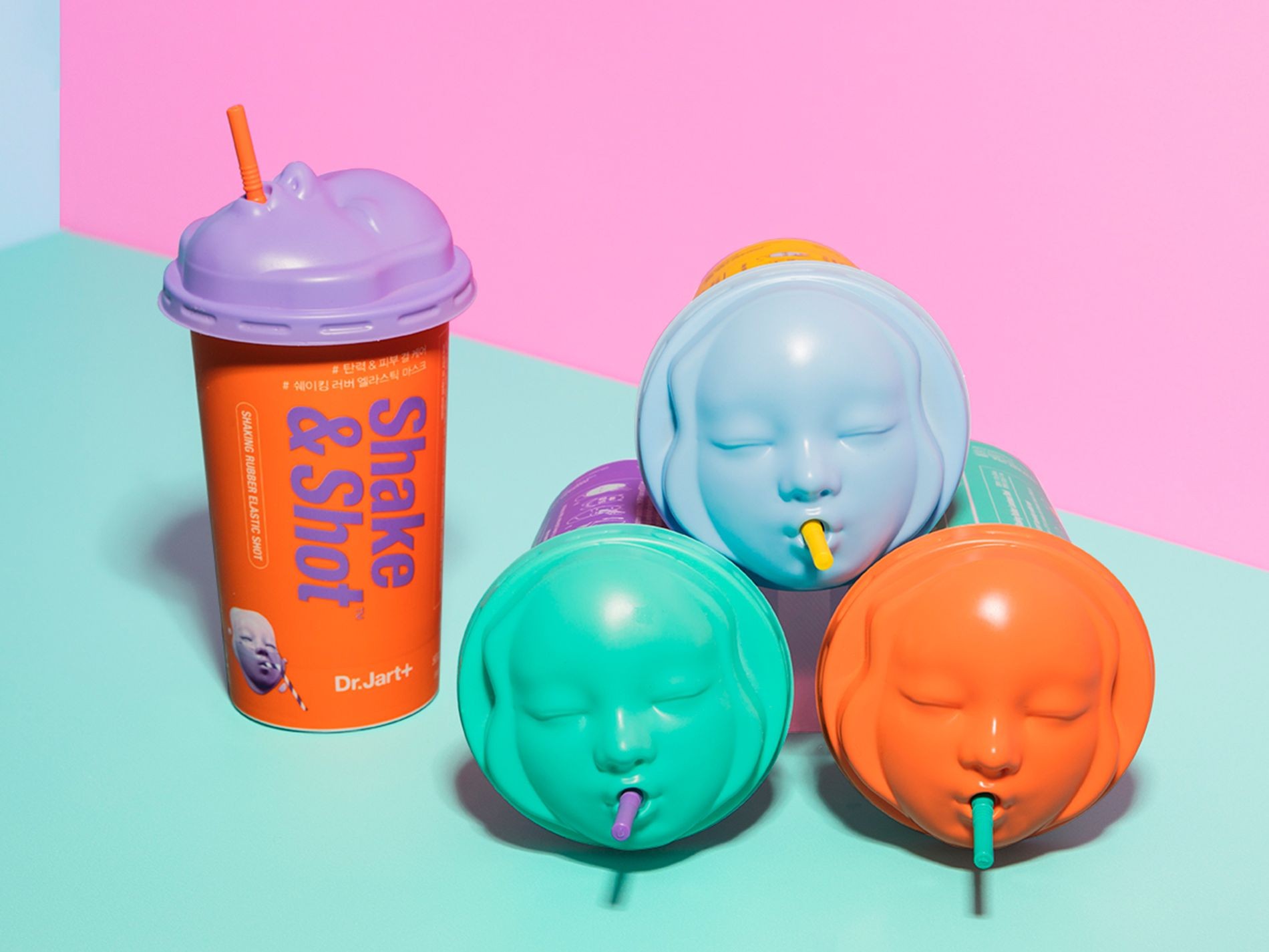 Dr Jart+ Mask Shaking Rubber Shot containers from 2021