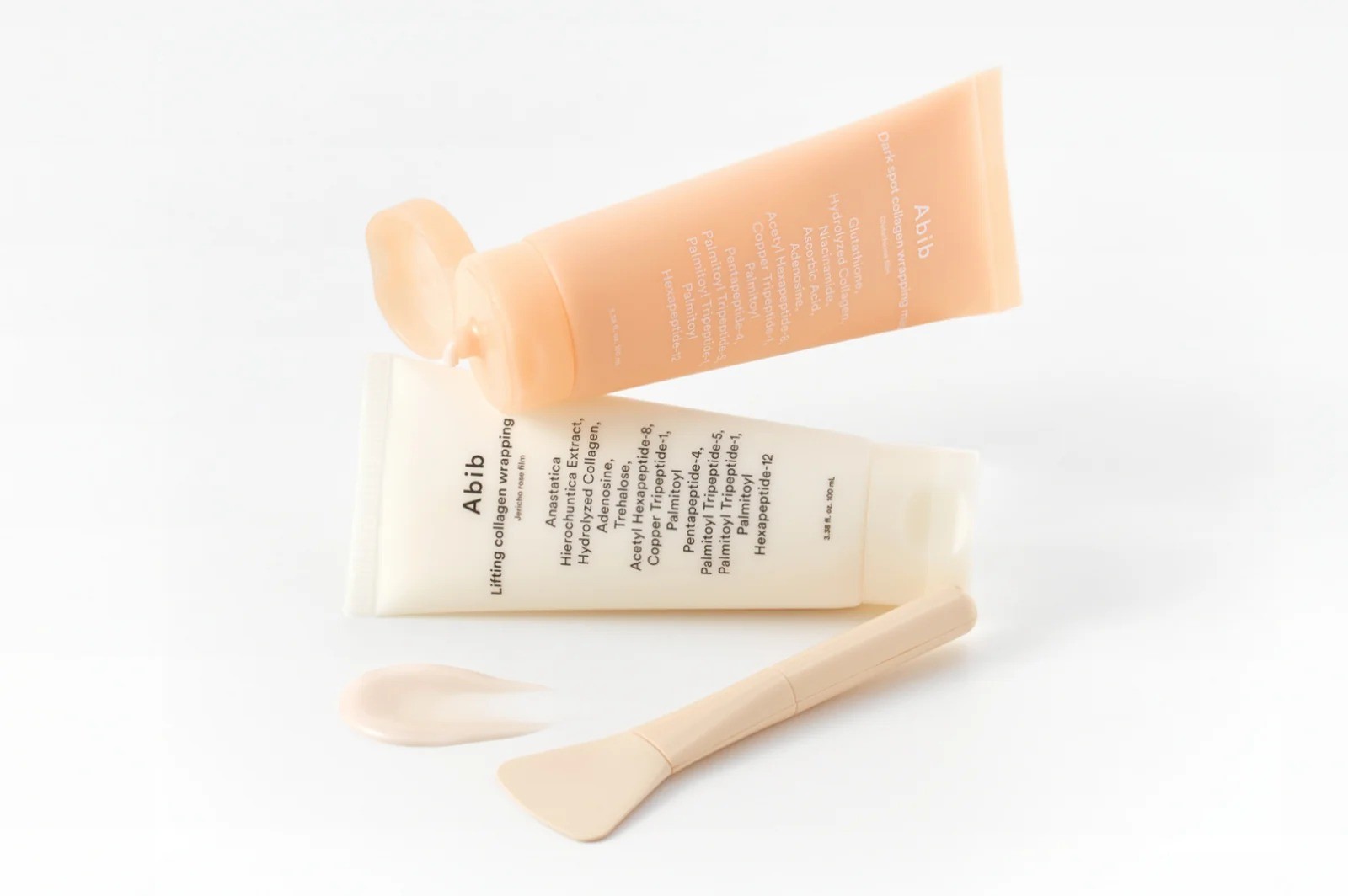 Abib Dark Spot Wrapping Mask and Abib Jericho Rose Wrapping Mask together