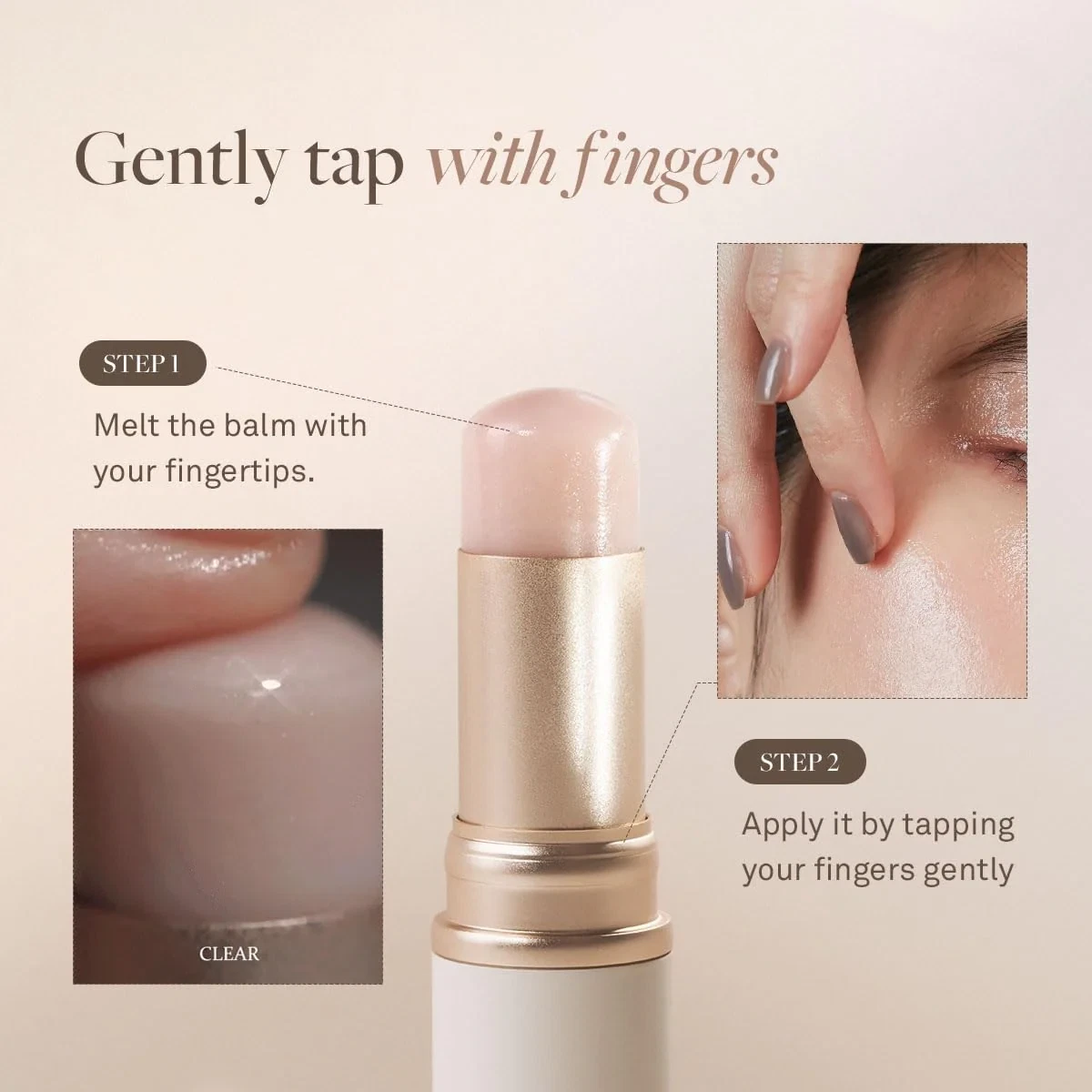 Hince Radiance Balm Clear Application Highlighter