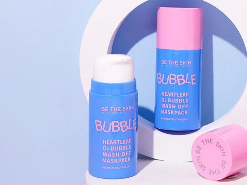 Instant Bubbly Spa-Time | Be The Skin Heartleaf O2 Bubble Wash Off Maskpack Review