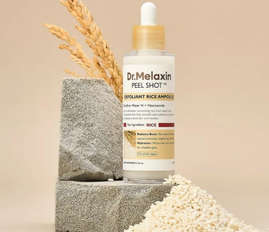 Dr Melaxin Peel Shot Exfoliating White Rice Ampoule