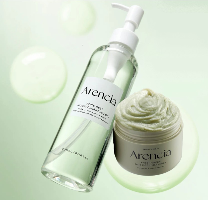Arencia Pore Cleansing Mochi Double Cleansing Set