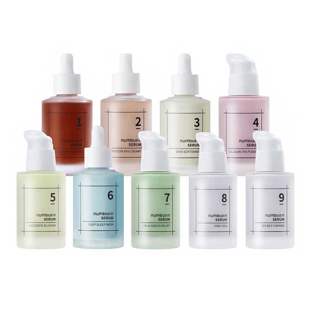 Numbuzin Original Serum Line Up 1-9