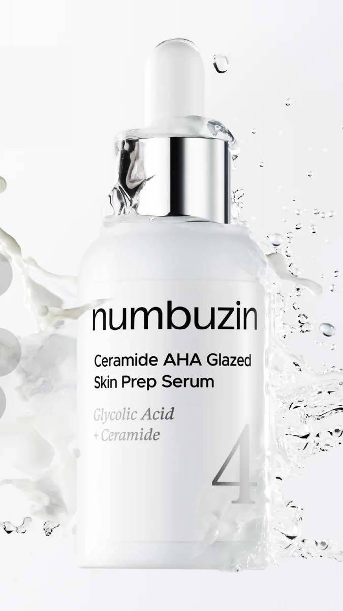 No.4 Ceramide AHA Glazed Skin Prep Serum 30ml
