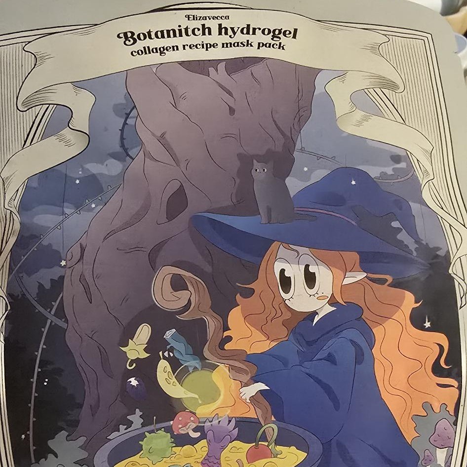 Elizavecca Botanitch Hydrogel Collagen Recipe Mask Pack close-up