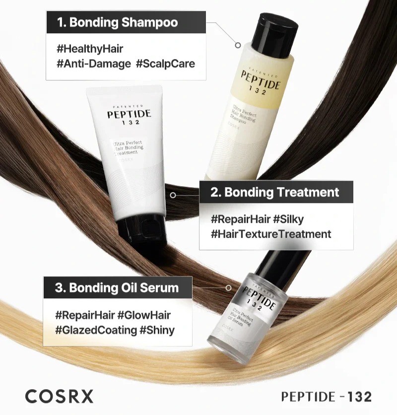 Cosrx Peptide 132 Hair Care range