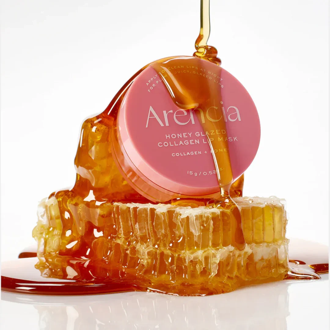 4. Arencia Honey Glazed Collagen Lip Mask