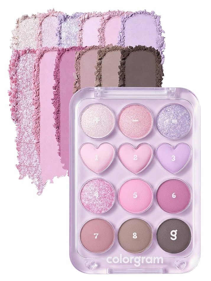 Colorgram Pin Point Eyeshadow Palette 3 ‘Pink+Lavender=♥’