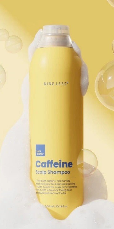 Nine Less Root-Biome Caffeine Scalp Shampoo