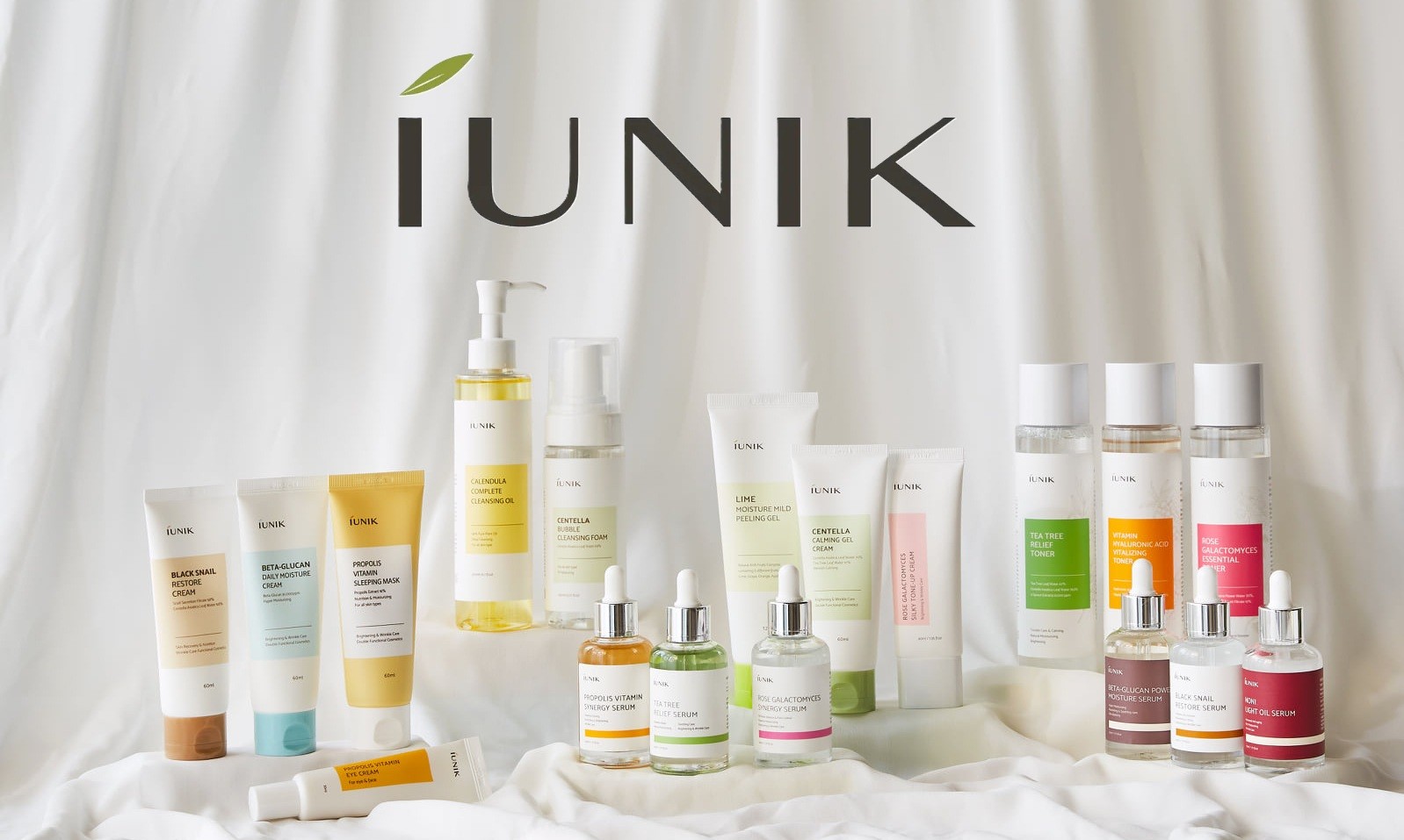 IUNIK Skincare range and products