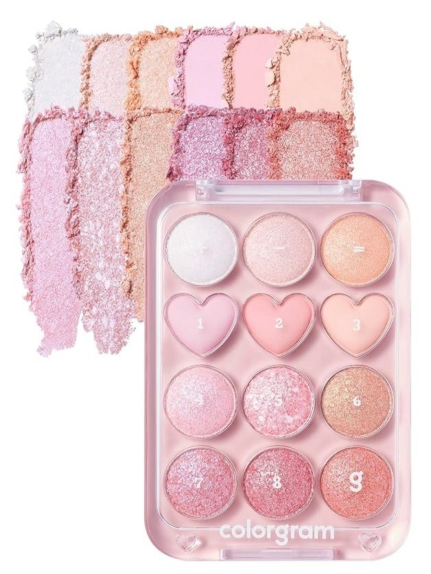 Colorgram Pin Point Eyeshadow Palette 4 ‘Bright+Cool=♥’