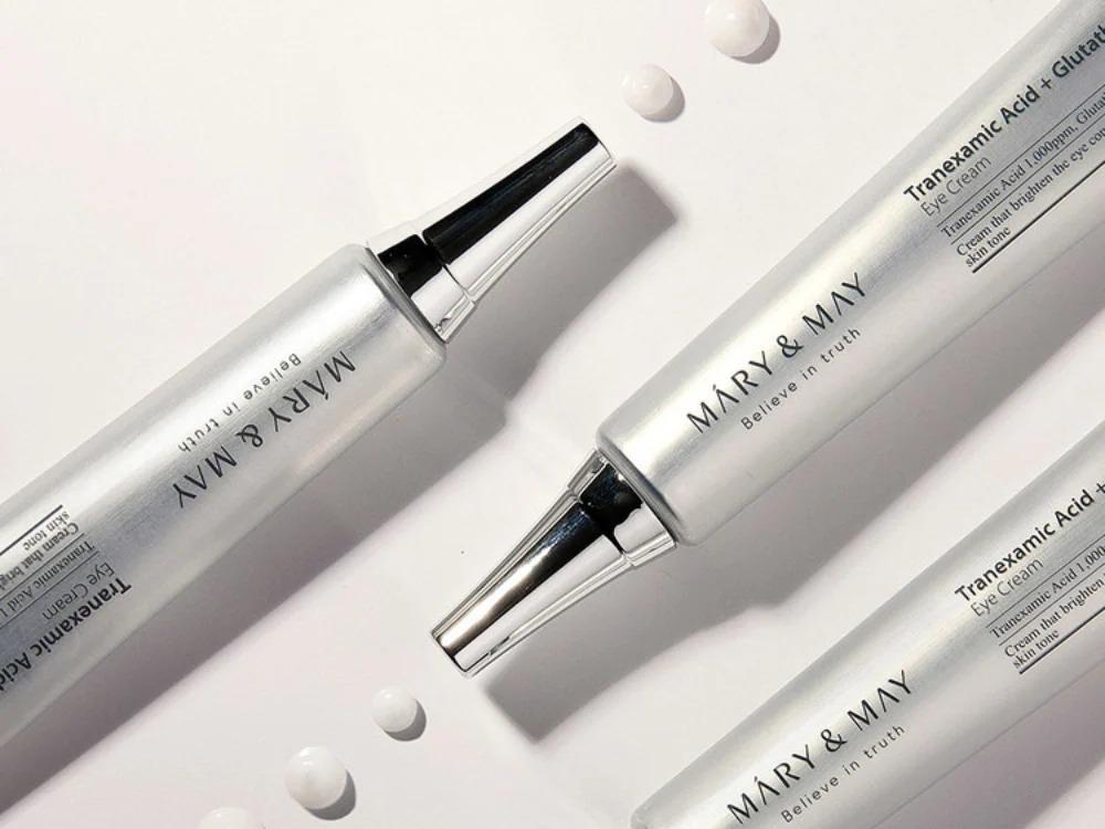 Mary&May Tranexamic Acid + Glutathione Eye Cream Review | Gentlest Eye Cream for Radiance?