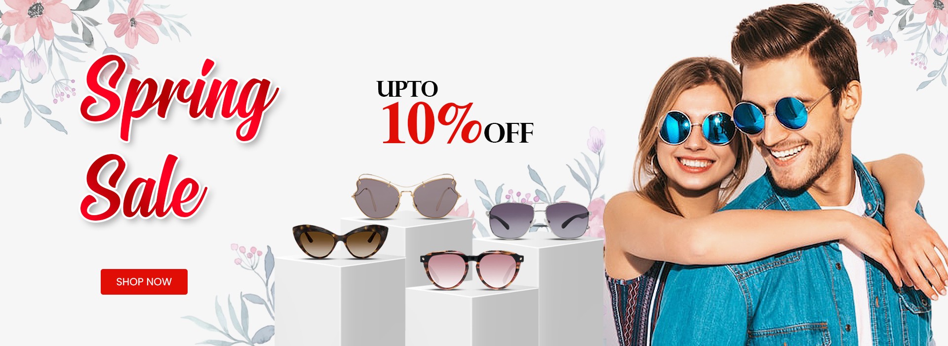 Spring sale upto 10% off on sunglasses