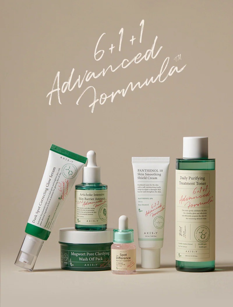 Axis Y 6+1+1 K-Beauty Skincare Range