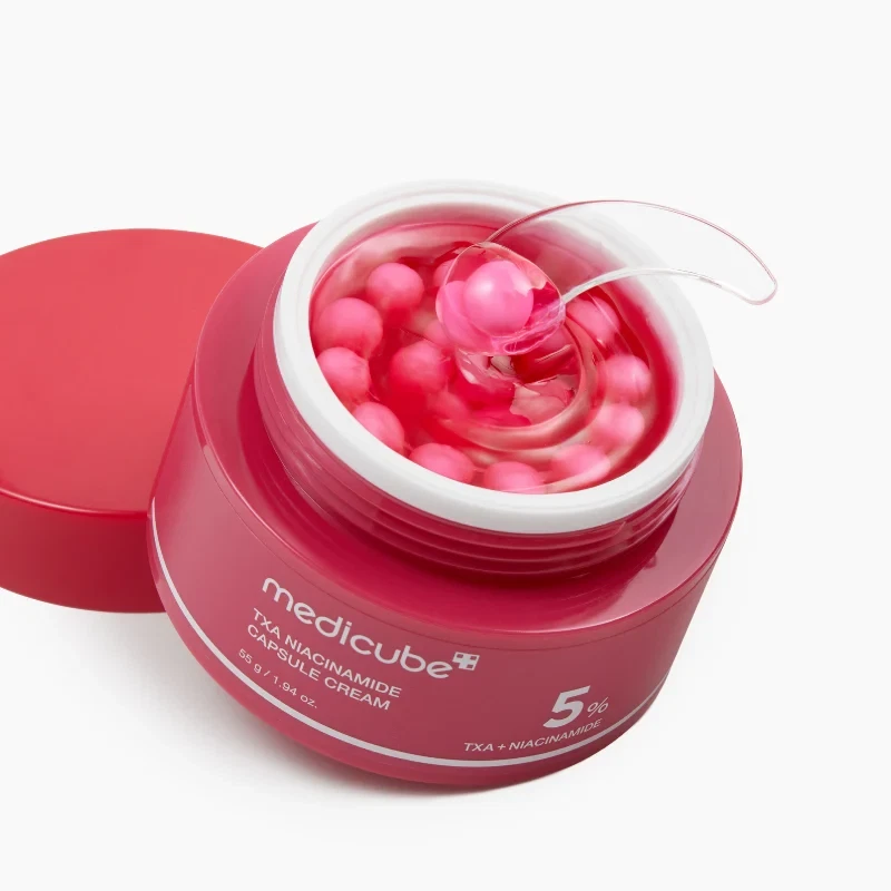 Medicube TXA Niacinamide Capsule Cream with applicator